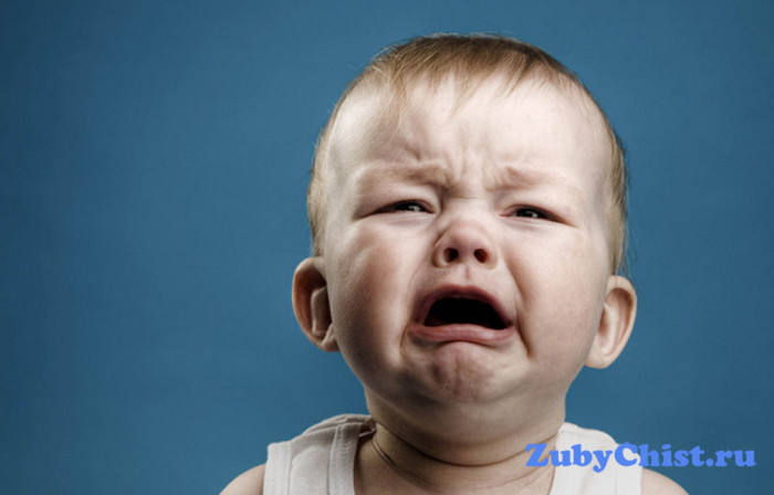 Плач ребенка при прорезывании