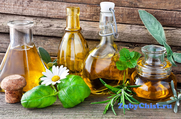 Полоскание травами десен