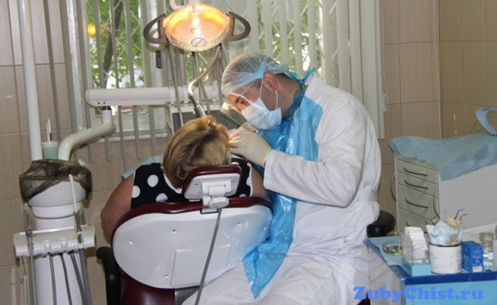 Внедрение клетки в десну